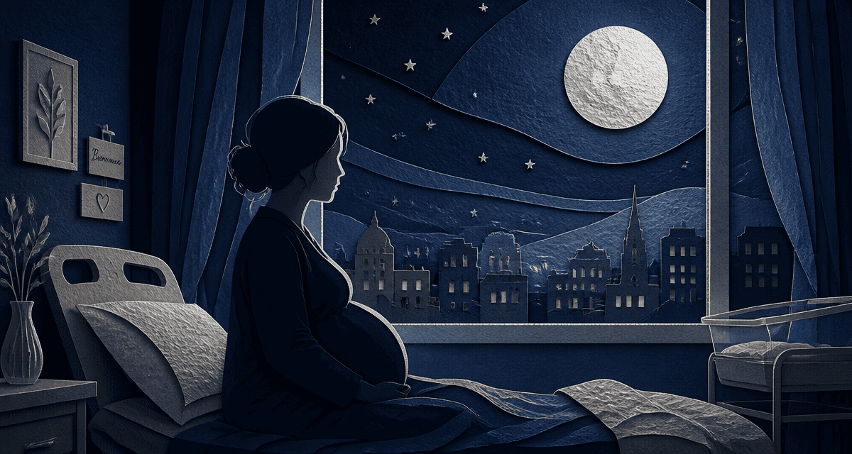 accouchement pleine lune femme enceinte chambre