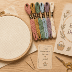 broderie debutant kit tambour fils aiguilles