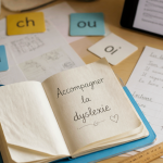 dyslexie exercices sur bureau enfant