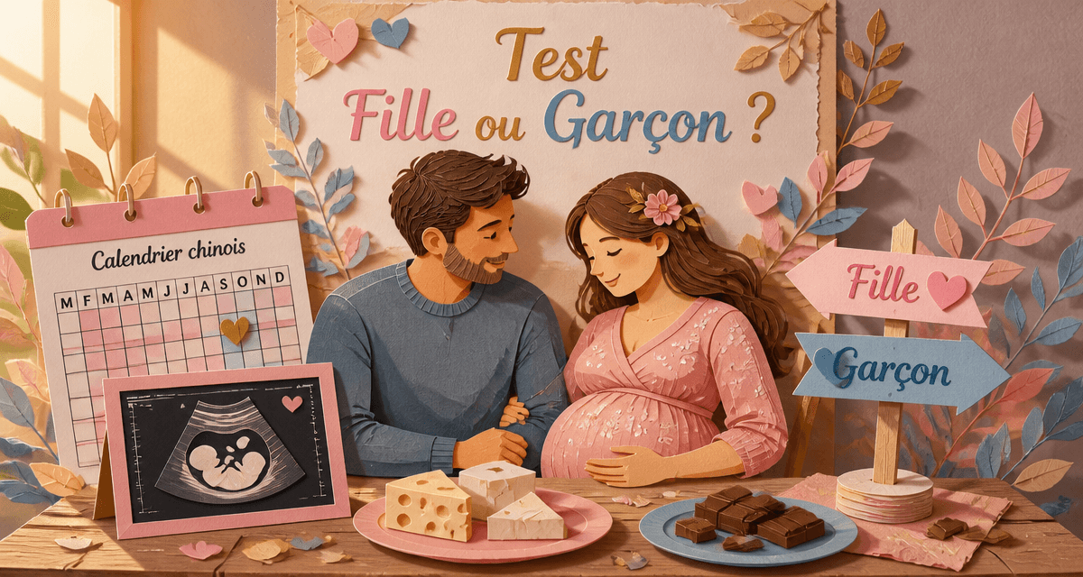 fille ou garçon test en ligne illustration