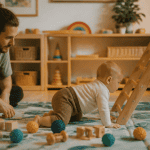 jeux motricité bébé sur tapis éveil