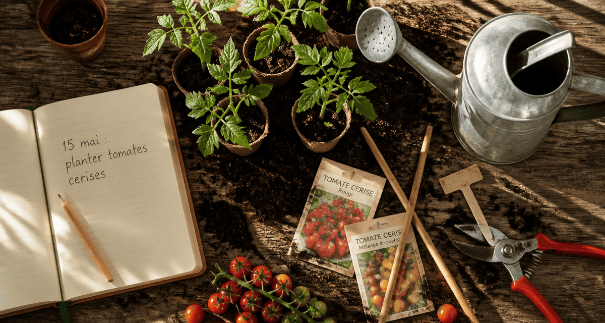 quand planter tomates cerises jeunes plants godets