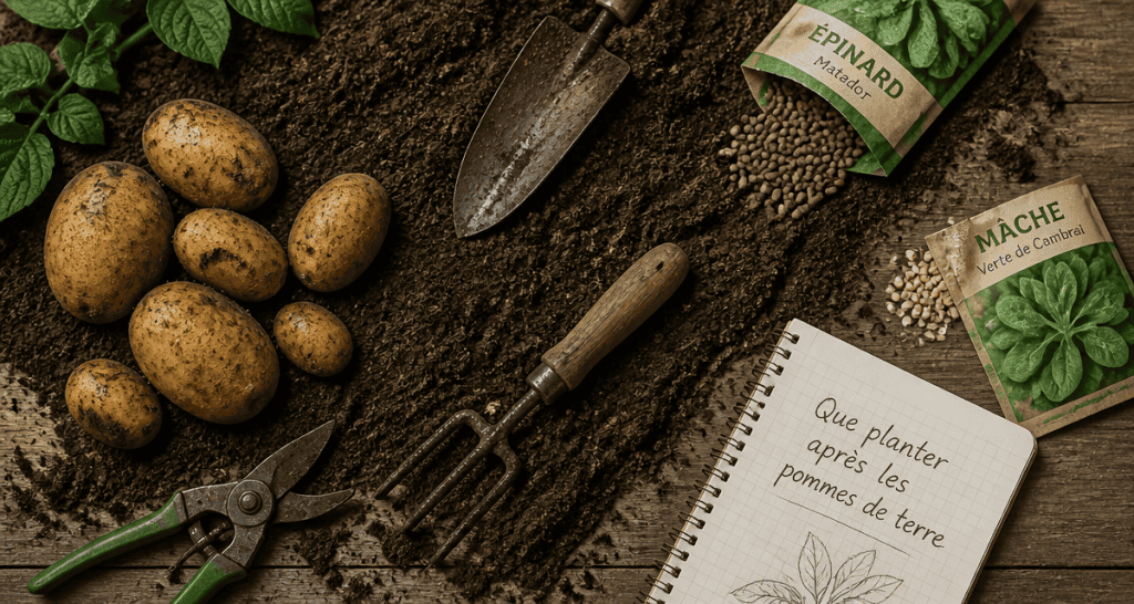 que planter apres les pomme de terre outils et graines