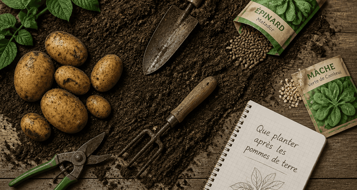 que planter apres les pomme de terre outils et graines