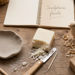 sculpture facile à réaliser sur table d’atelier