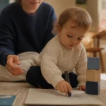 16 mois bebe : parent guide l’enfant en jeu, repères développement et émotions