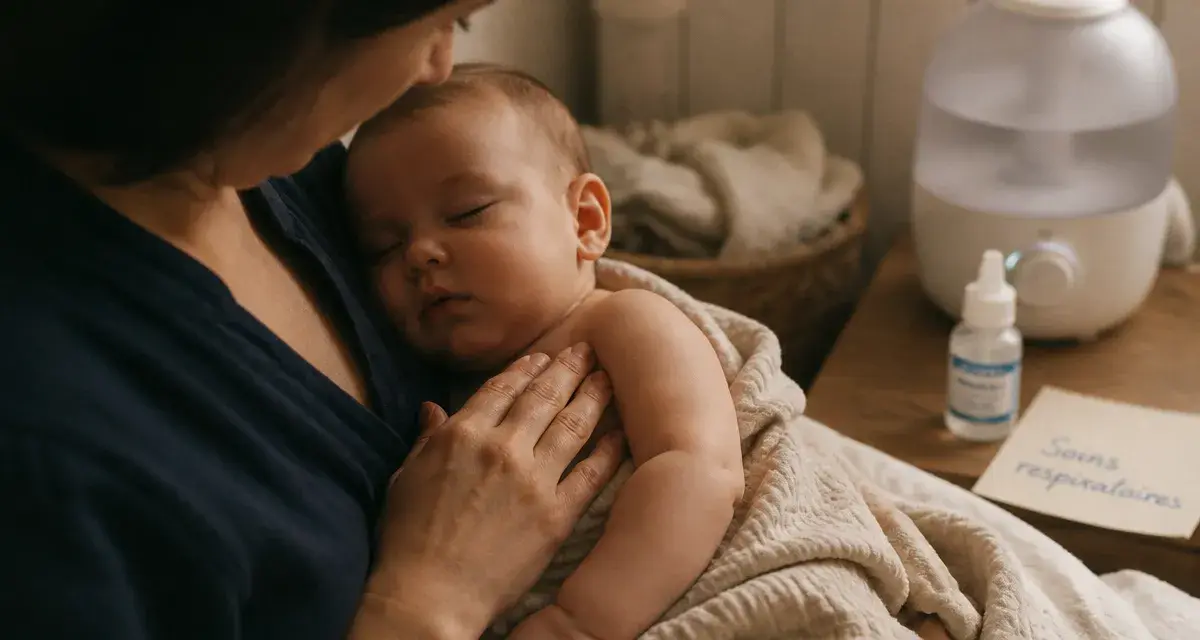 Bébé fait des bruits de gorge, signes à surveiller