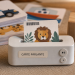 Carte parlante Montessori pour stimuler le langage dès 2 ans