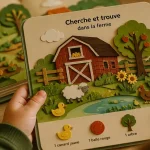 Cherche et trouve des tout petit : livre d’éveil en papier cartonné, mains et objets à trouver