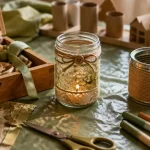 Faire des activités manuelles : upcycling sans acheter, bocal et chutes de tissu