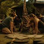 Jeux Koh Lanta à la maison : campement et épreuves en famille