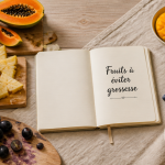 les 3 fruits à éviter pendant la grossesse sur une table