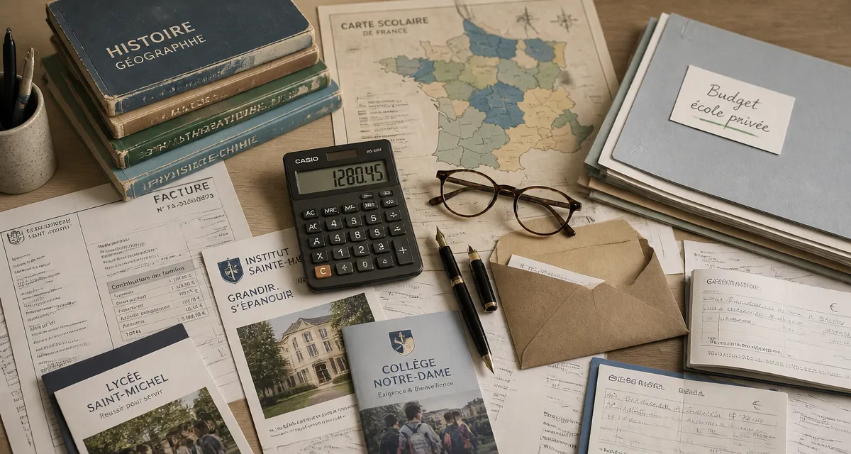 prix ecole privé calcul budget documents