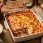Lasagnes pour 10 personnes, recette sans stress, plat à gratin