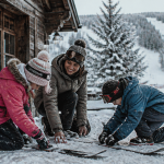 ski massif central station familiale famille chalet
