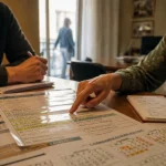 Calendrier vacances scolaires Espagne 2025-2026, parent vérifie Semana Santa à Madrid