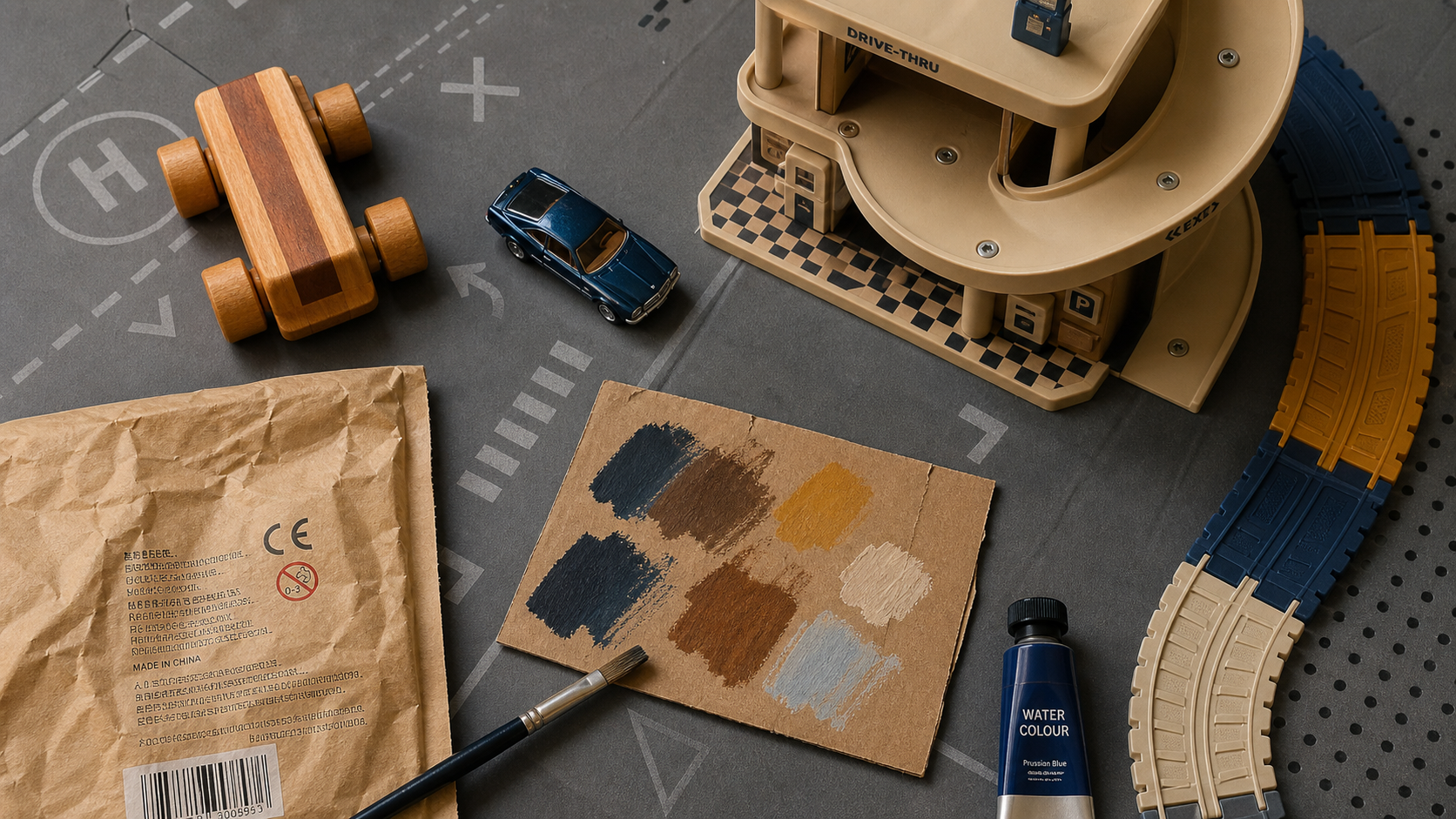 Voiture jouet pour enfant : jouets bois et métal, sécurité et âge