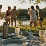 Activités à faire entre amis dehors : pique-nique près d’un étang, jeux et mini défi photo