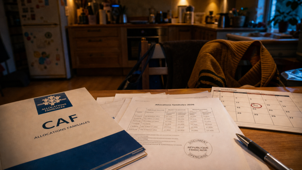 Allocations familiales 2026 : dossier CAF, montants et plafonds