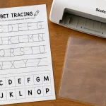 Alphabet imprimable A4 avec lignes de traçage, lettres lisibles