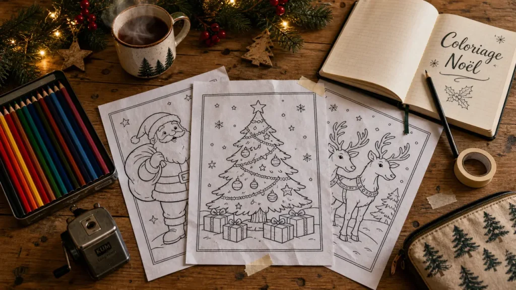 Coloriage de Noël : 700 modèles à imprimer pour occuper les enfants