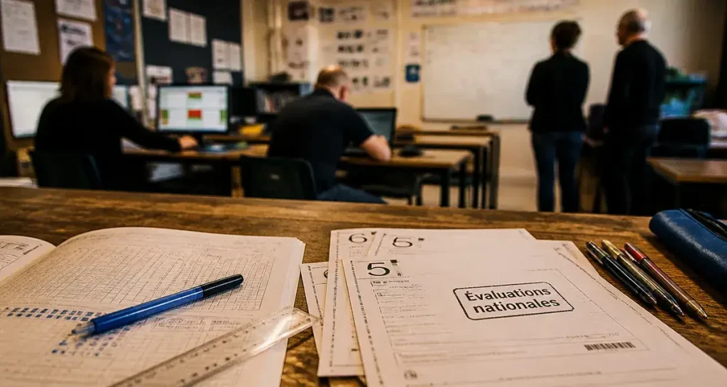 evaluations nationales 2025 : cahier élève avec grilles de réponses