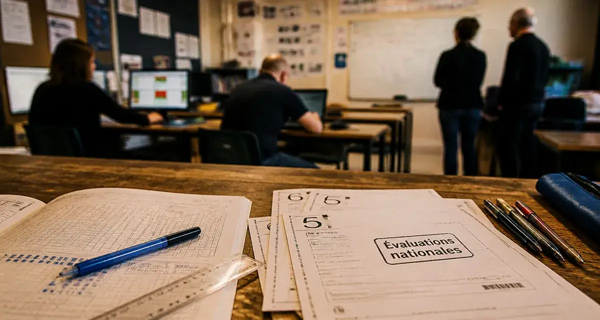 evaluations nationales 2025 : cahier élève avec grilles de réponses