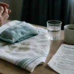 Faire passer un mal de tete sans medicament : compresse fraîche et auto-massage aux tempes