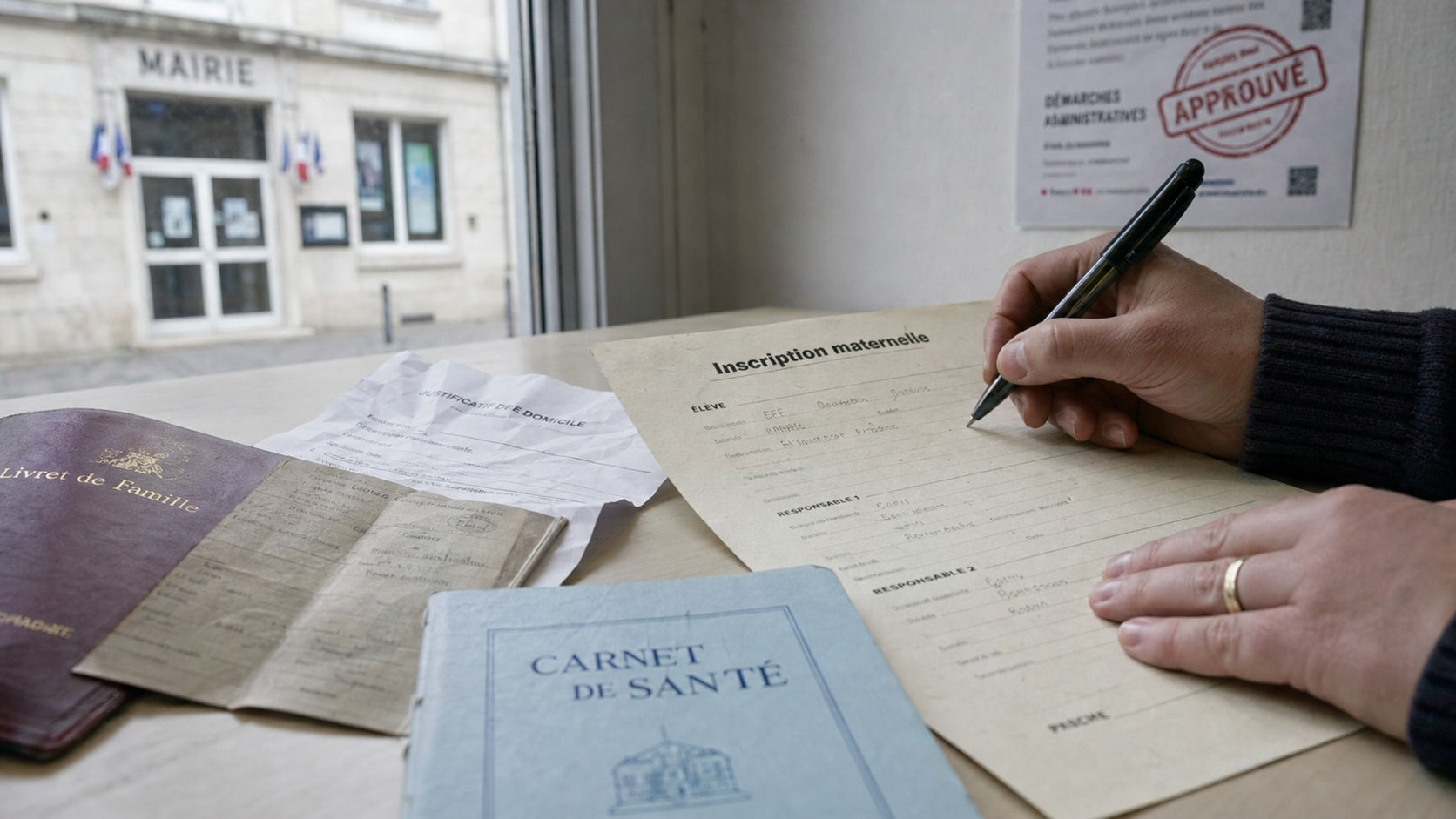 Inscription ecole maternelle : formulaire mairie et documents requis