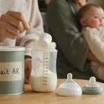 lait anti régurgitations : biberon épaissi caroube et amidon