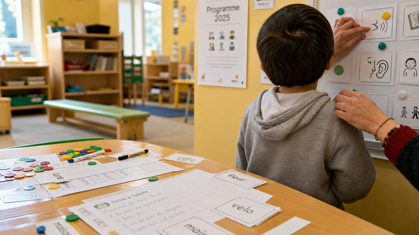 Nouveau programme maternelle 2025 : langage et maths en école maternelle