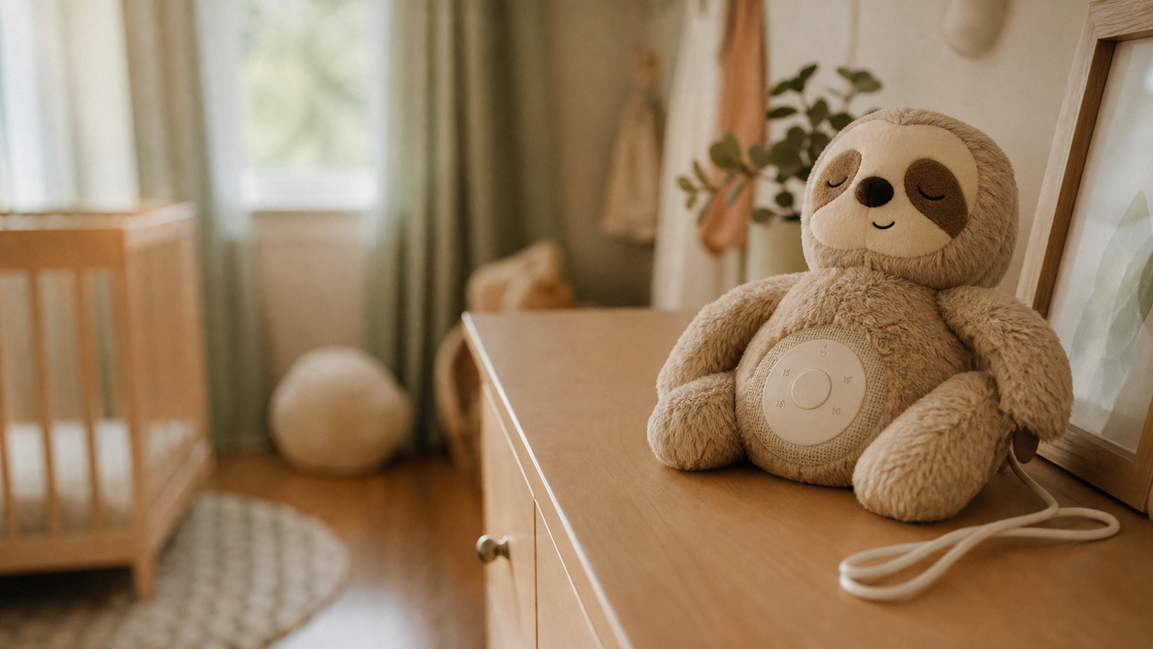 Peluche bruit blanc avis pédiatre, volume sûr pour bébé