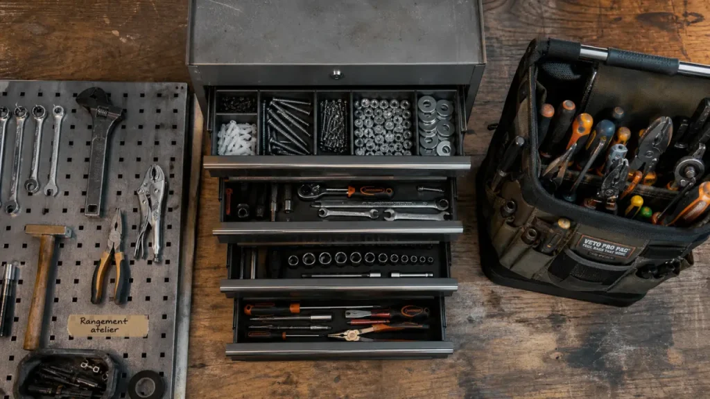 Rangement d&rsquo;outils : 5 solutions pour optimiser votre atelier et gagner en efficacité