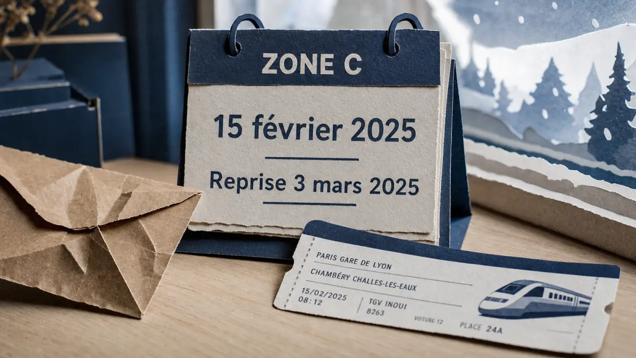 Vacance de fevrier 2025 zone c : départ après la classe, reprise le 3 mars 2025