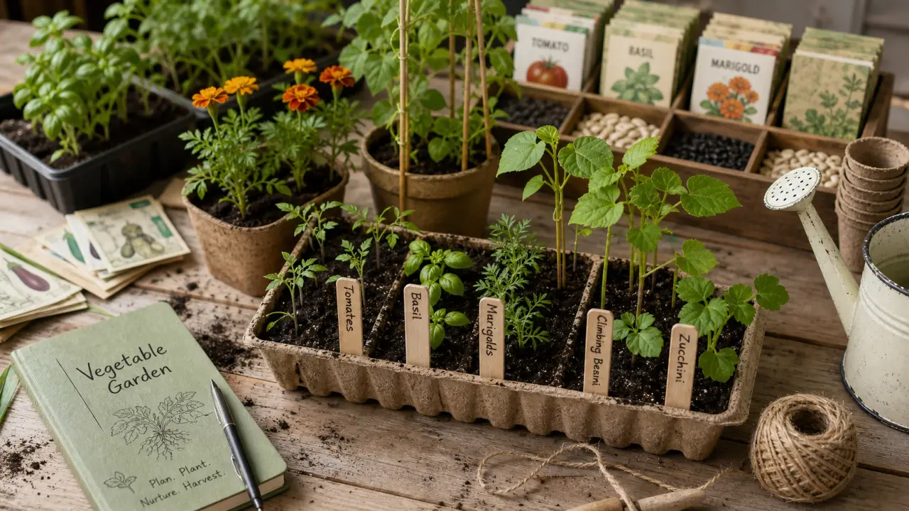 Association de plantes au potager : tomates, haricots et choux pour les bons voisinages
