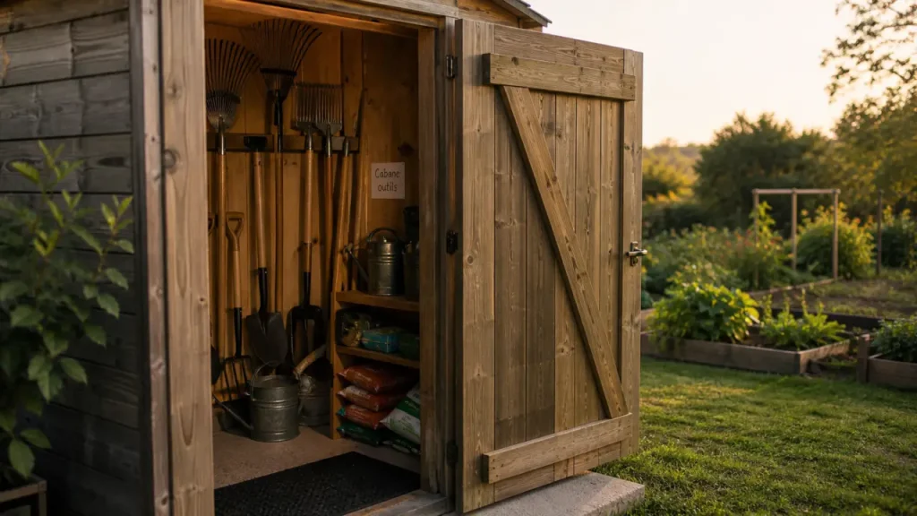 Bois, métal ou résine : quel matériau choisir pour une cabane à outils de jardin ?