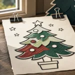 Colorier un sapin de noel A4, coloriage facile de sapin