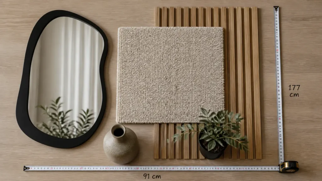 Décoration d’intérieur moderne : les miroirs, matières naturelles et erreurs qui cassent l’harmonie