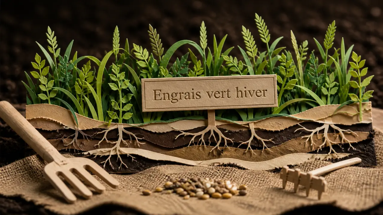 Engrais vert hiver : seigle et vesce semés en fin août à fin octobre