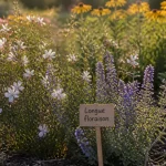 Fleur vivace longue floraison : gaura et népéta en massif en plein soleil