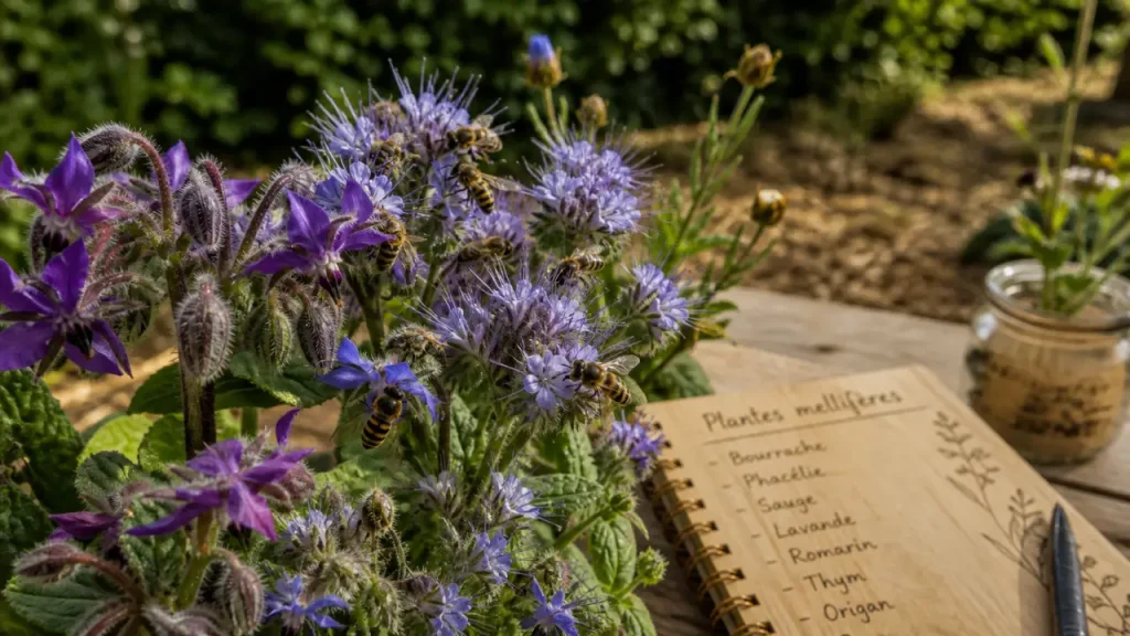Plantes mellifères : nectar, pollen et floraisons utiles pour nourrir les abeilles