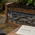 Que mettre au fond d'un carré potager : carton, drainage et couches