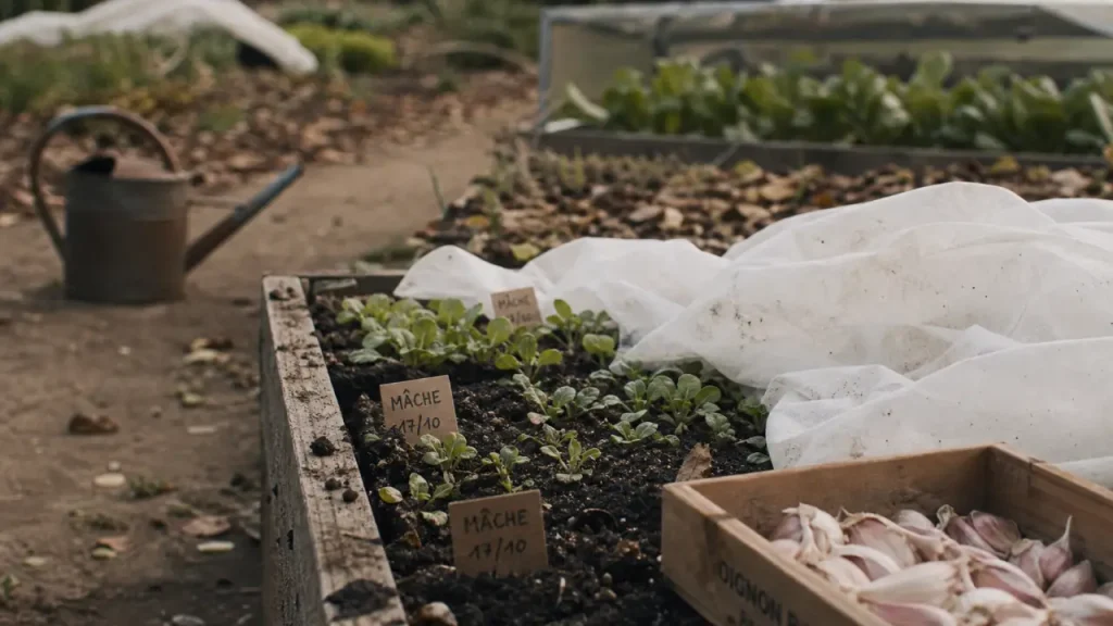 Octobre au potager : planter, semer et protéger avant l’hiver