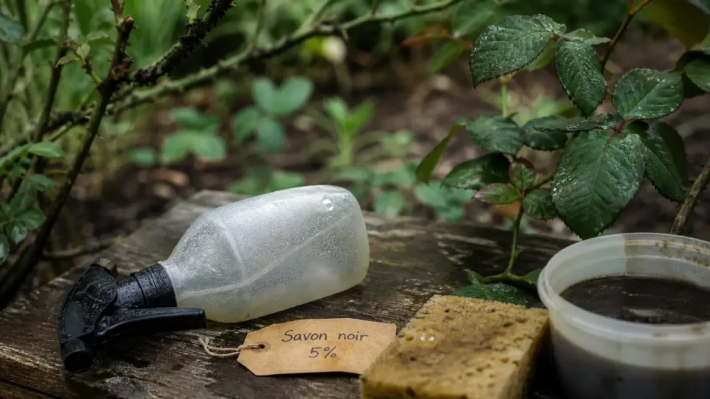 Savon noir contre les pucerons : le dosage exact pour protéger vos plantes sans les brûler