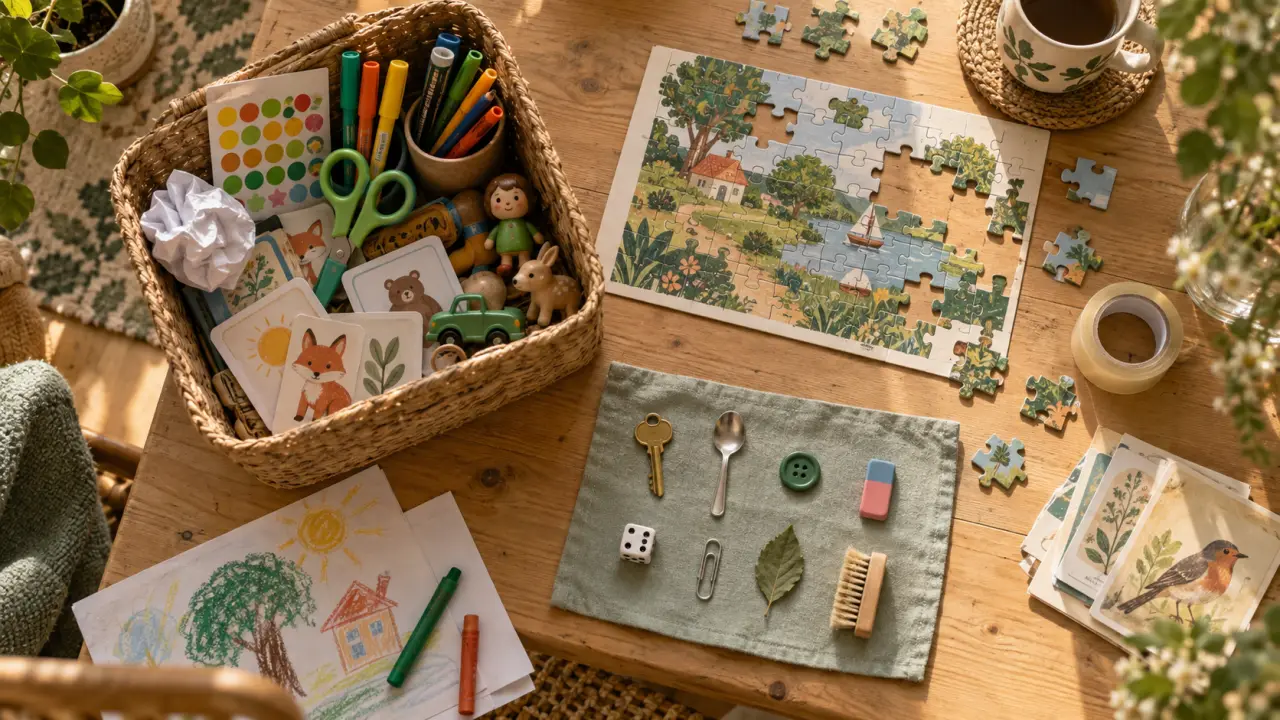 Activités à faire avec les enfants : jeux créatifs pour jouer, bouger et se calmer à la maison