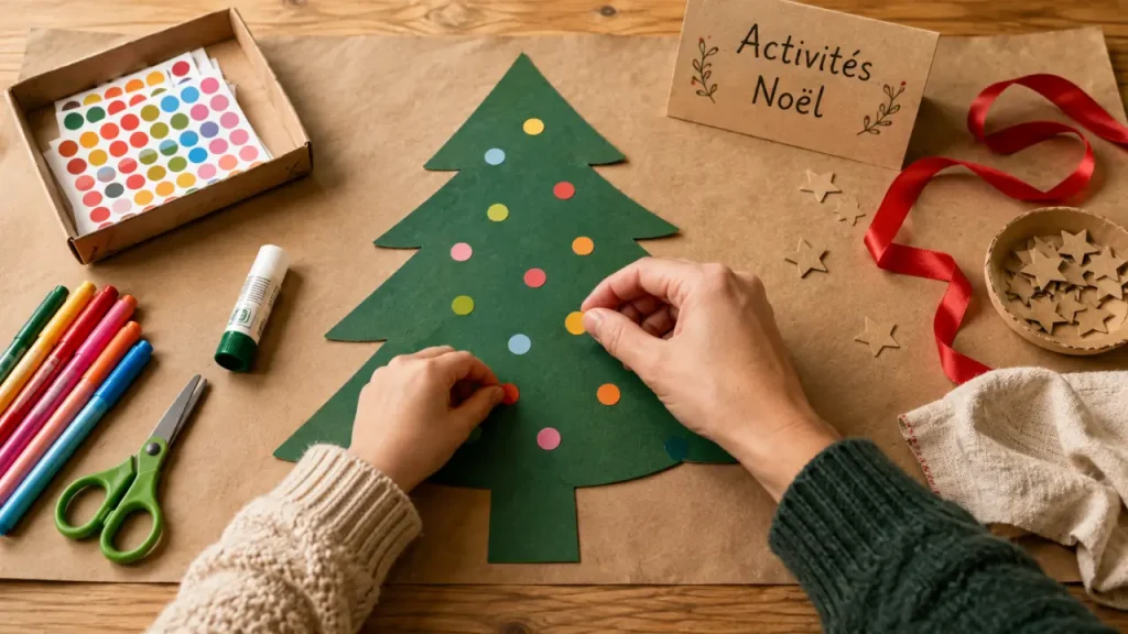 Quelles activités de Noël pour enfants choisir selon l’âge, le temps et le matériel ?