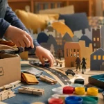 Activités enfants 5 ans : tri d’objets sur tapis, jeux sans écran à la maison