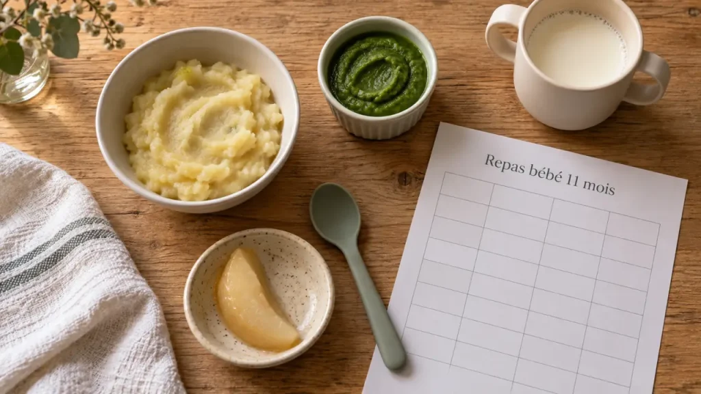 Alimentation bébé à 11 mois : 4 repas pour introduire les morceaux sans pression