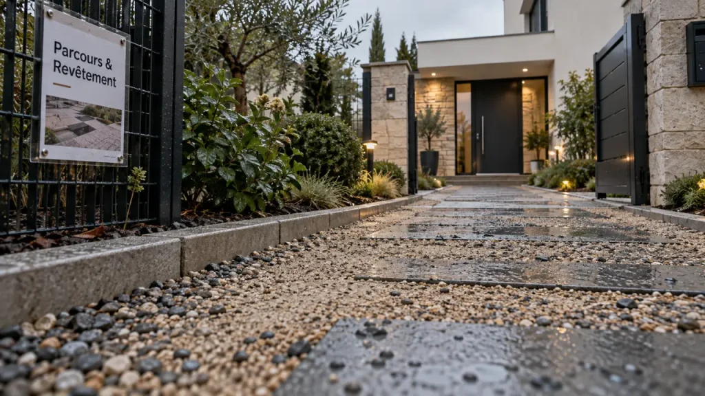 Aménagement d’une allée d’entrée : une circulation fluide, un sol durable et une maison mieux valorisée