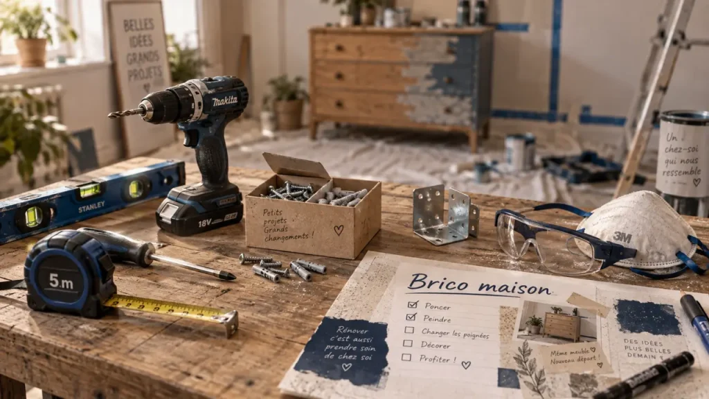 CACE Maison bricolage : des projets accessibles, des outils adaptés et des réflexes sûrs